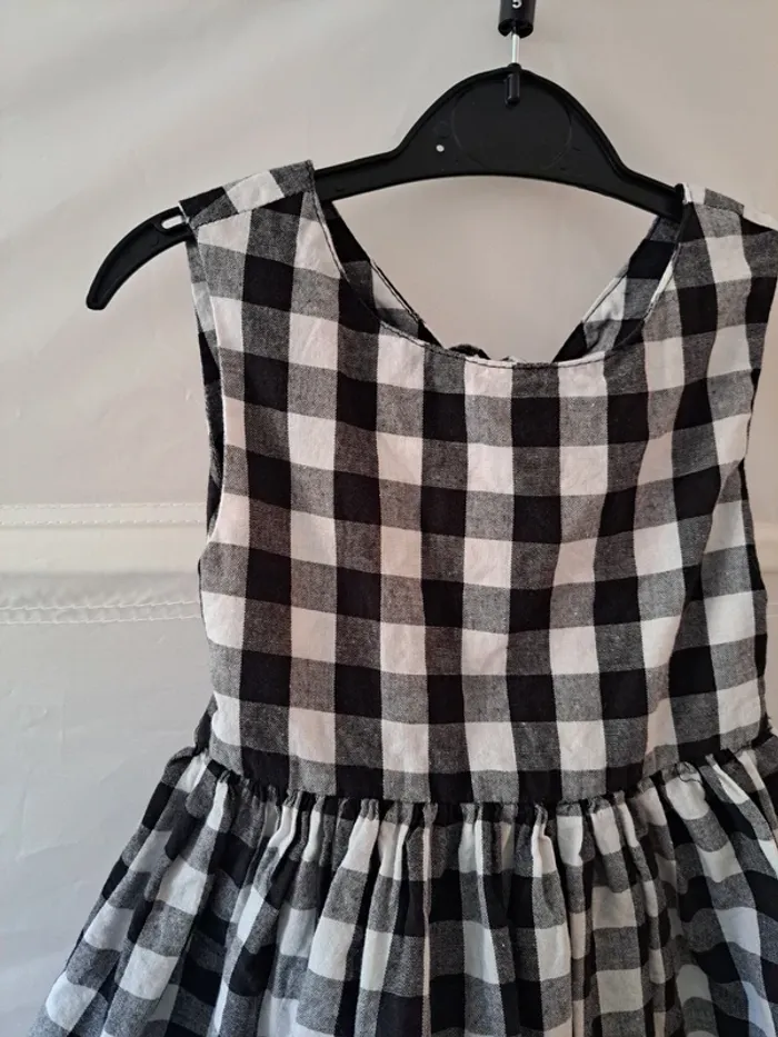Robe carreaux été fille - photo numéro 4