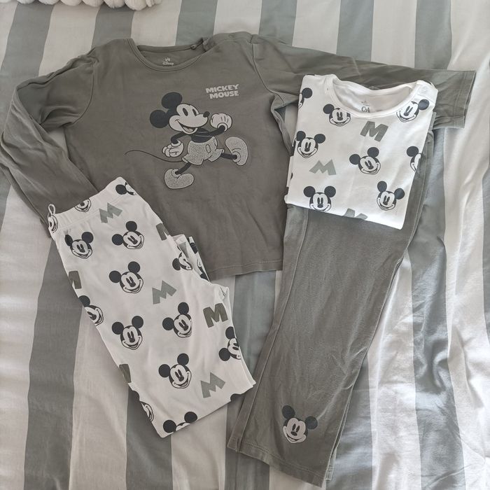 Lot de 2 pyjamas Mickey Disney C&A Taille 4 ans