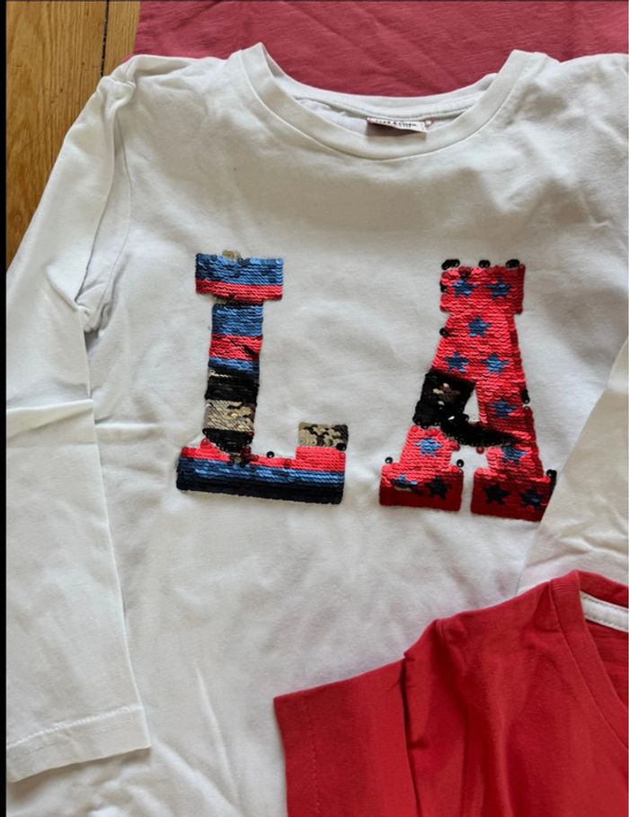 Lot tee-shirts 8 ans - photo numéro 3