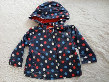 Manteau de pluie fille taille 18 mois