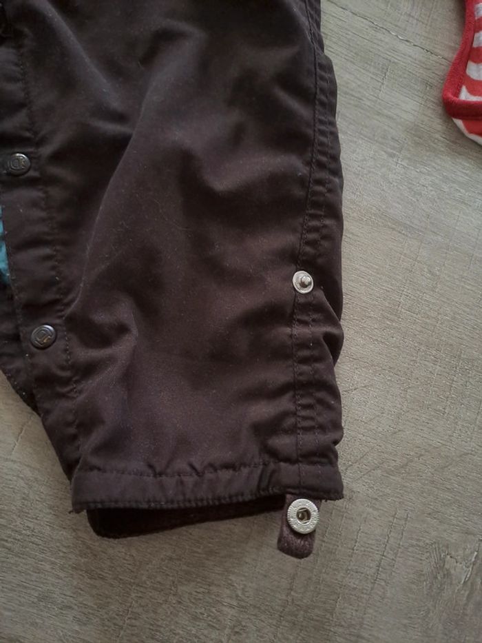 Ensemble salopette et bodie dpam 6 mois - photo numéro 4