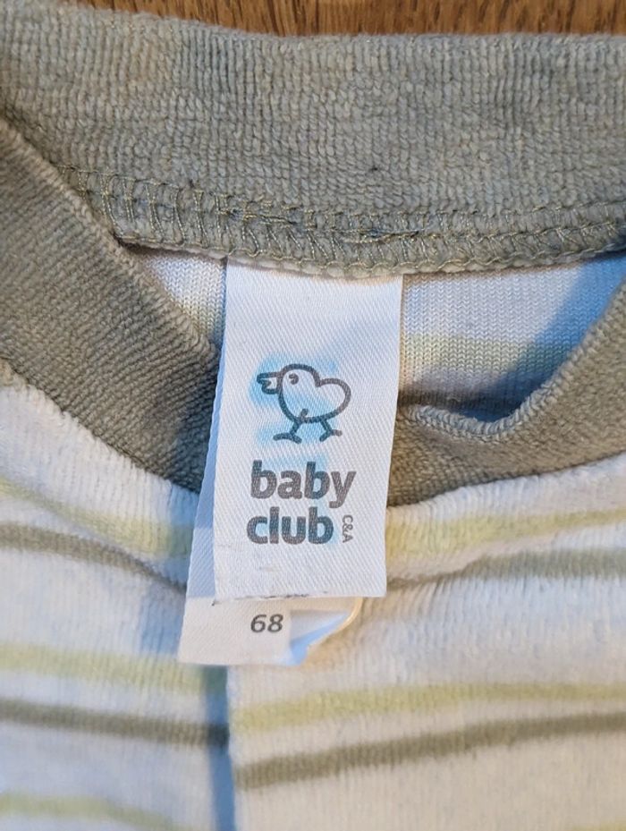 Lot de 2 pyjamas velours Baby Club C&A - 6 mois - photo numéro 7