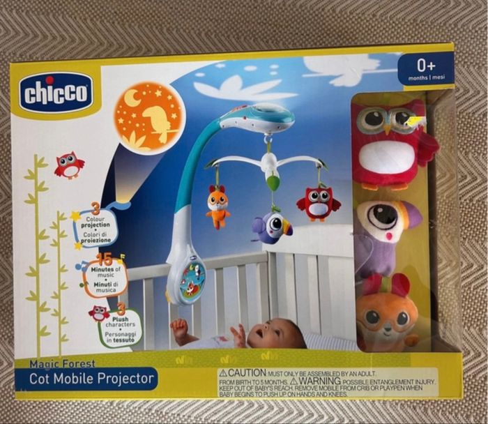 Mobile projecteur Chicco Magique Forêt, neuf