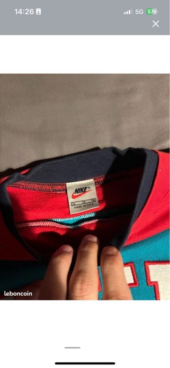 Sweat XL custom américain Nike officielle édition limitée rare - photo numéro 2