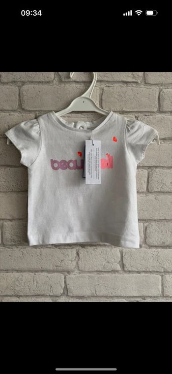 Tee shirt jacadi taille 6 mois neuve