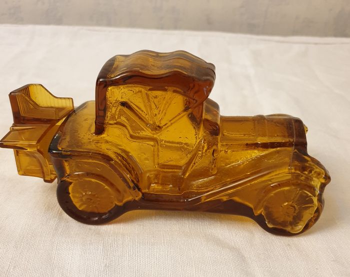 Flacon en verre fumé – Voiture – Vintage – Avon - photo numéro 4
