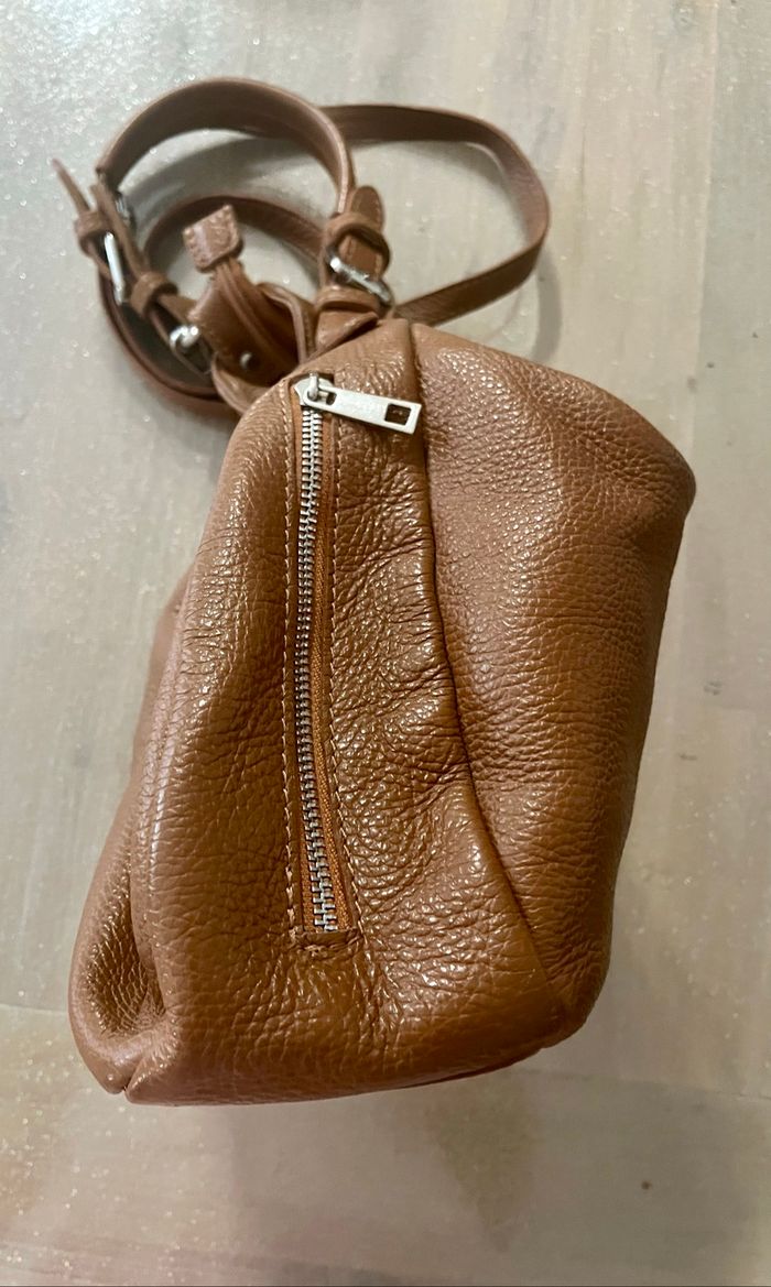 Sac bandoulière camel - photo numéro 7