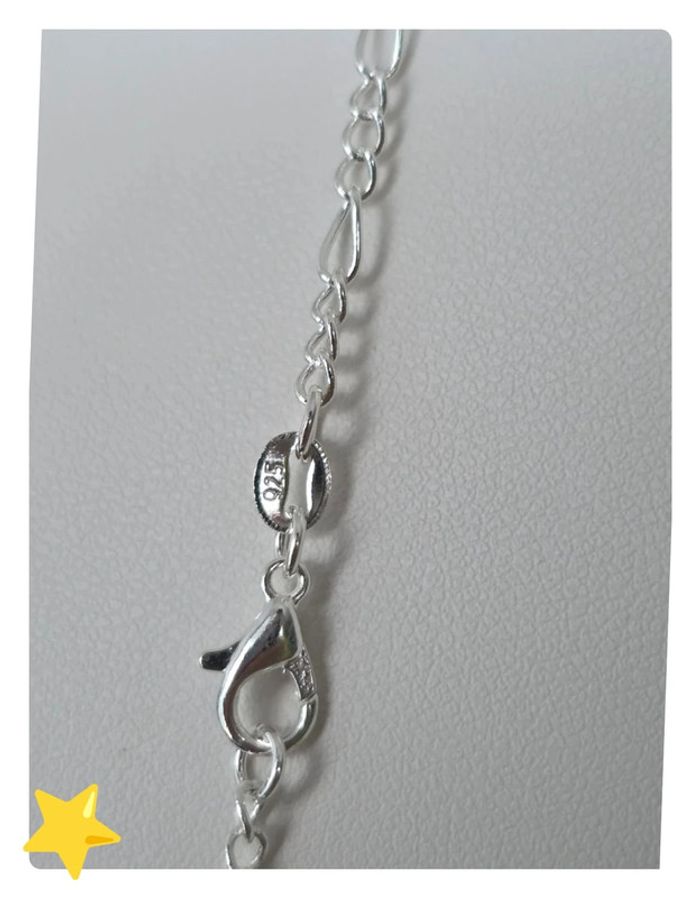 Collier maille figaro 2mm 60cm - photo numéro 4