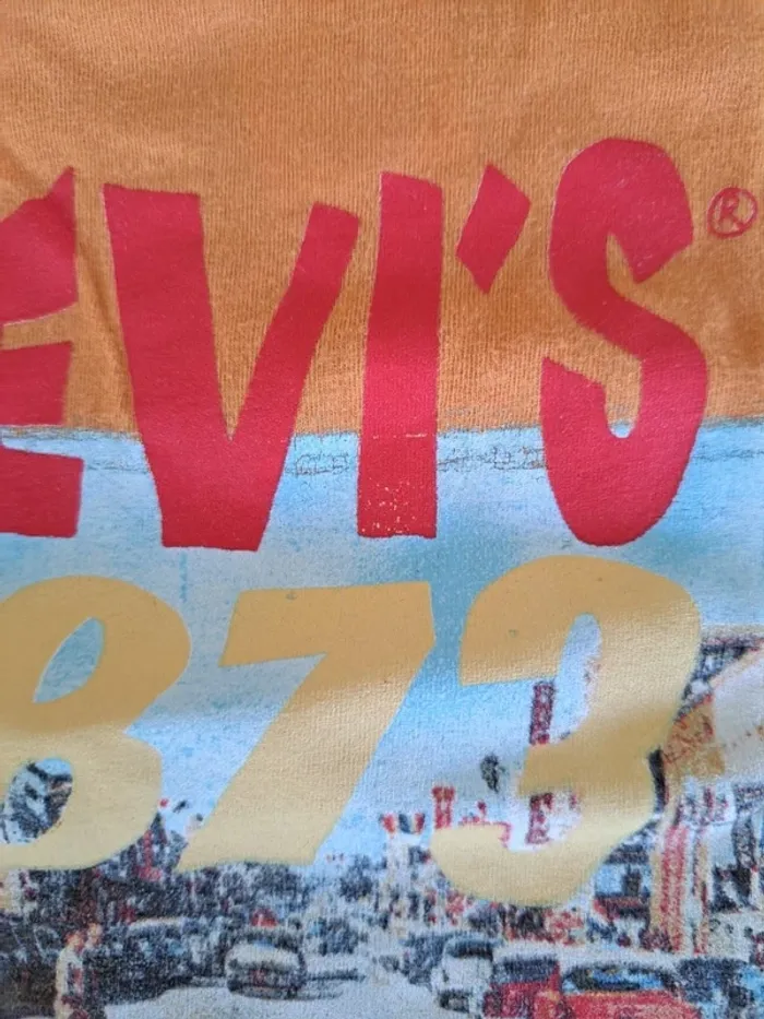 T-shirt orange levi's 24 mois - photo numéro 2