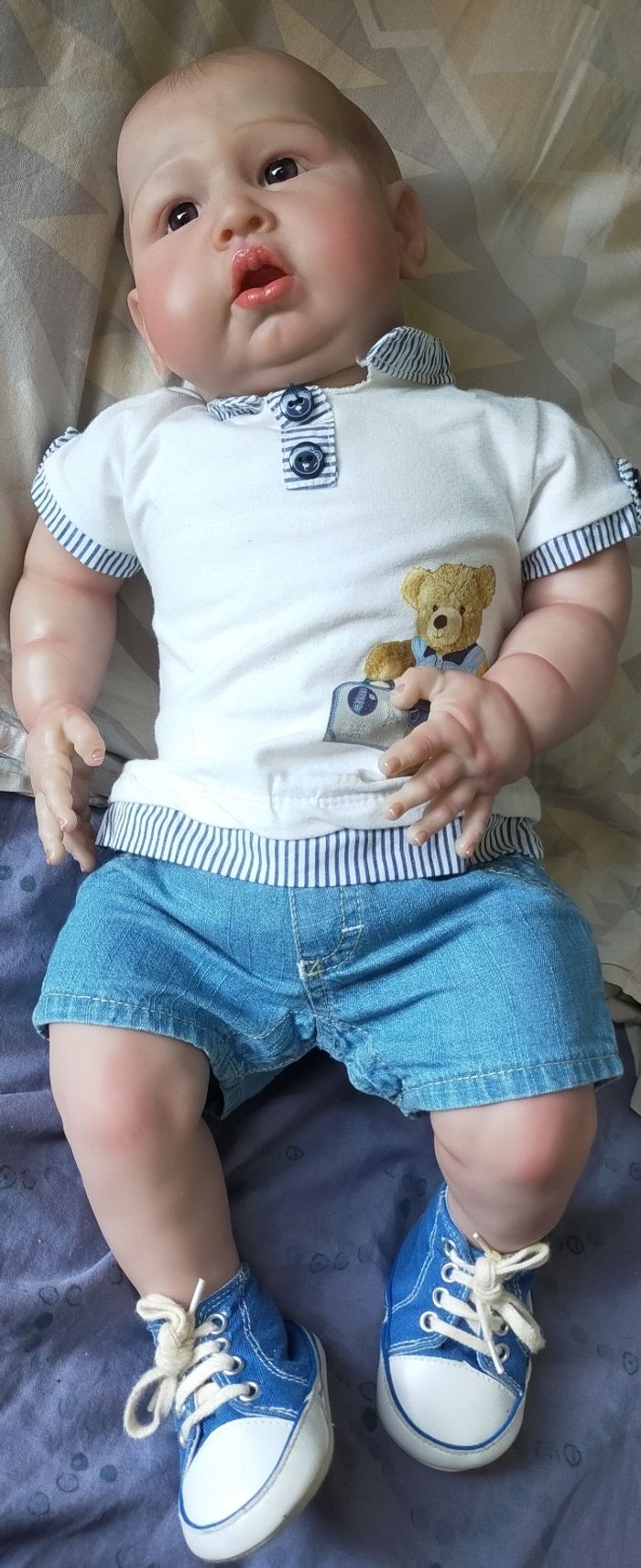 Gros bébé reborn potelé - photo numéro 2