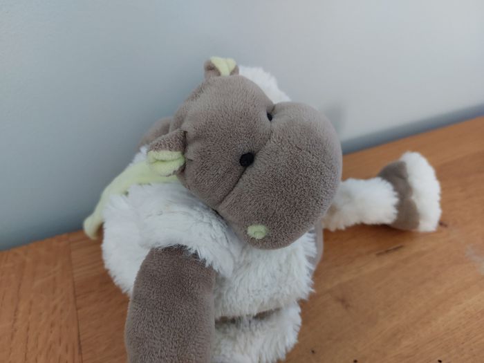 Doudou peluche d'activités Hippopotame - Baby Nat - photo numéro 2