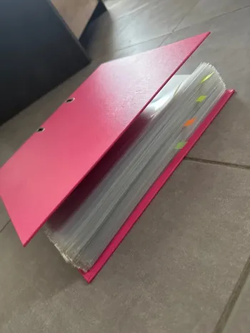 Grand classeur avec 240 pochettes