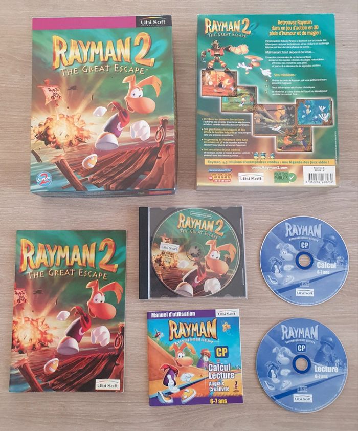 Jeu Rayman 2 The Great Escape PC Big Box