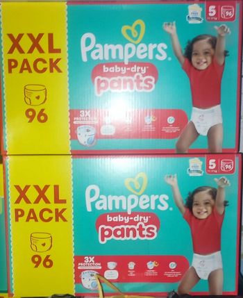 192 couches Pampers Pants taille 5