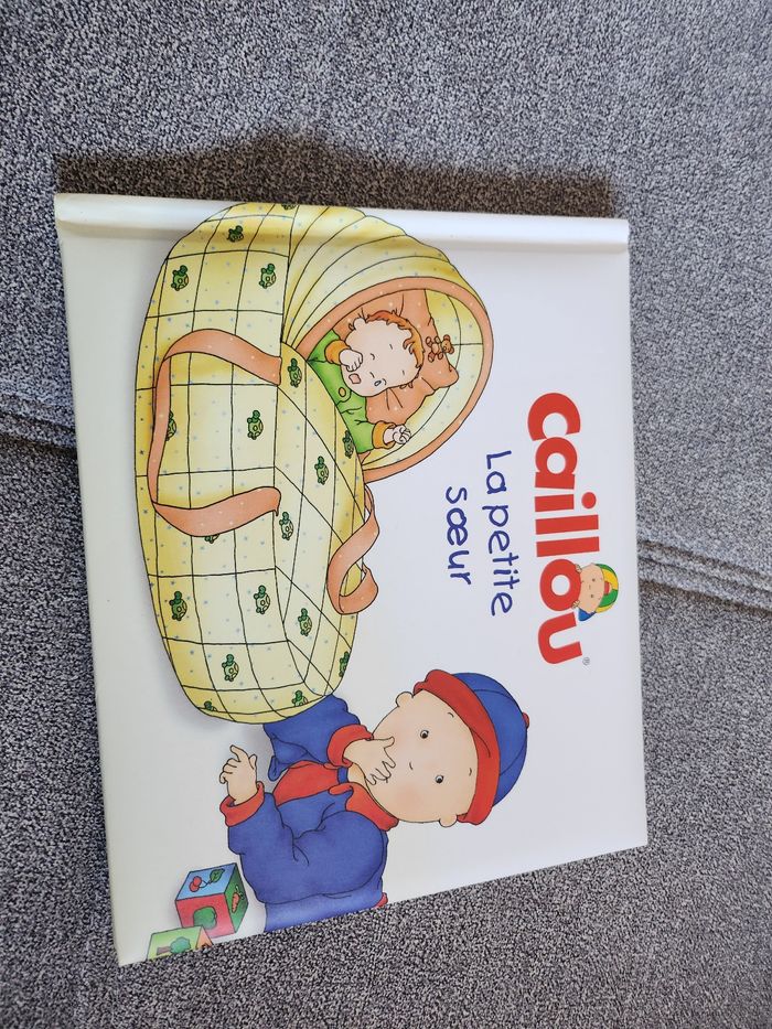 Livre caillou la petite soeur