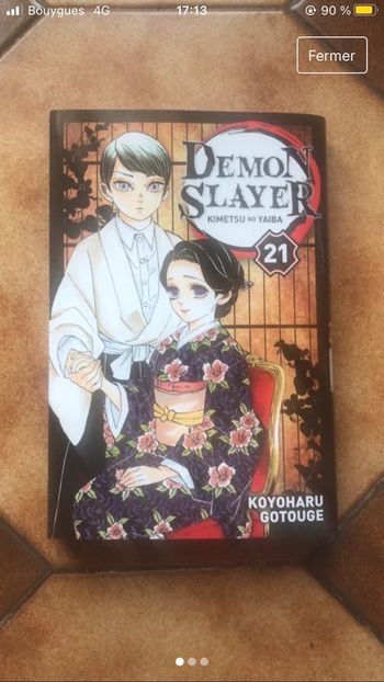 Tome 21 de démon Slayer neuf.