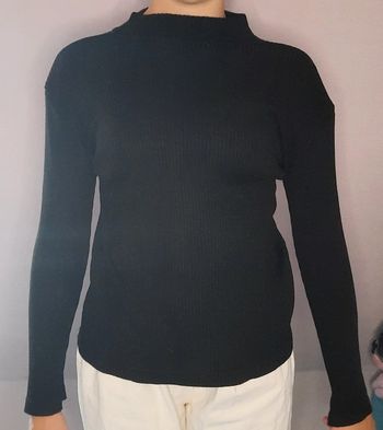 Haut noir manche longue