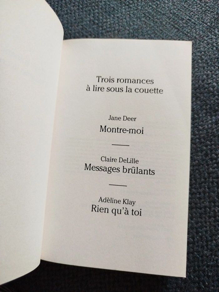 Trois romances à lire sous la couette - photo numéro 4