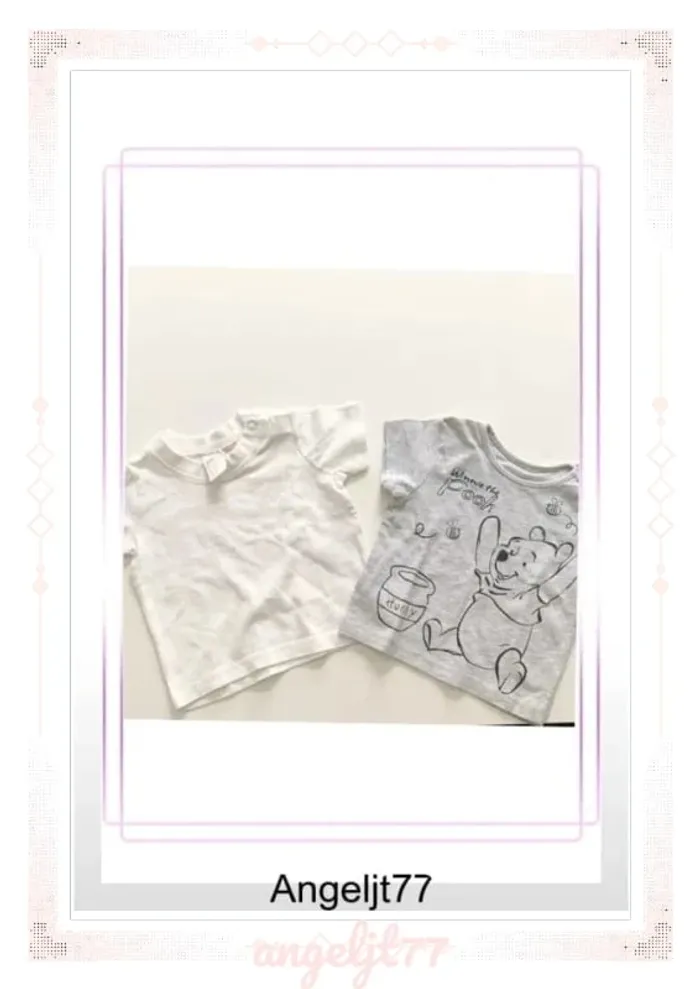 Lot tshirt 1 mois