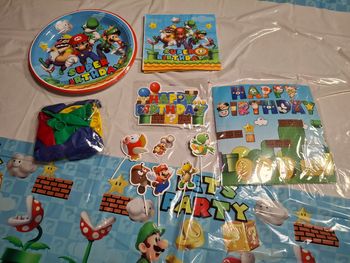 Décoration mario anniversaire 