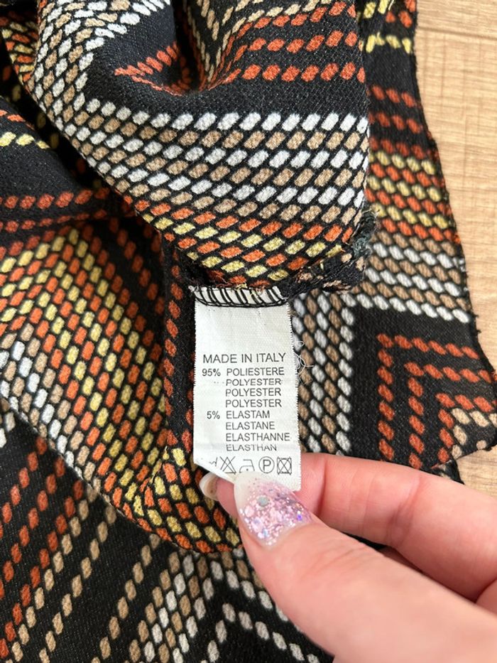 Blouse multicolore à manches courtes New Collection taille unique jamais portée (taille grand) - photo numéro 15