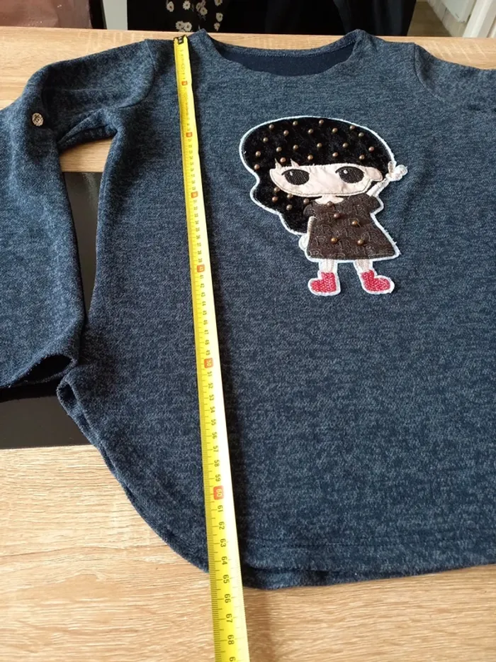 Pull femme bleu T.M - photo numéro 9