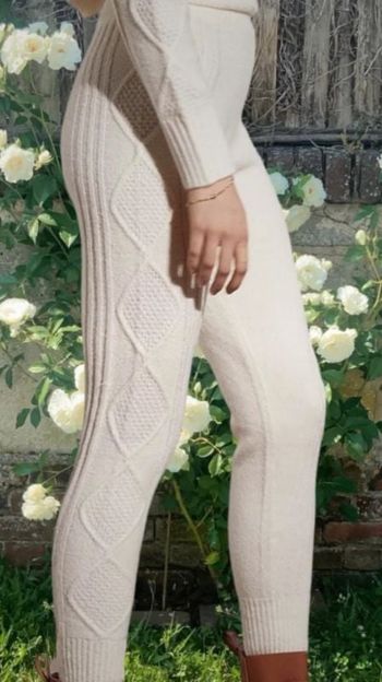 Pantalon maille Laine "Twist" ETAM