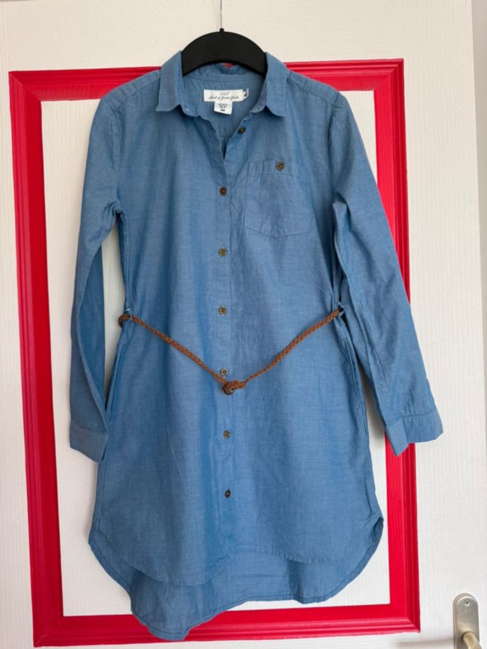 Robe chemise en jean