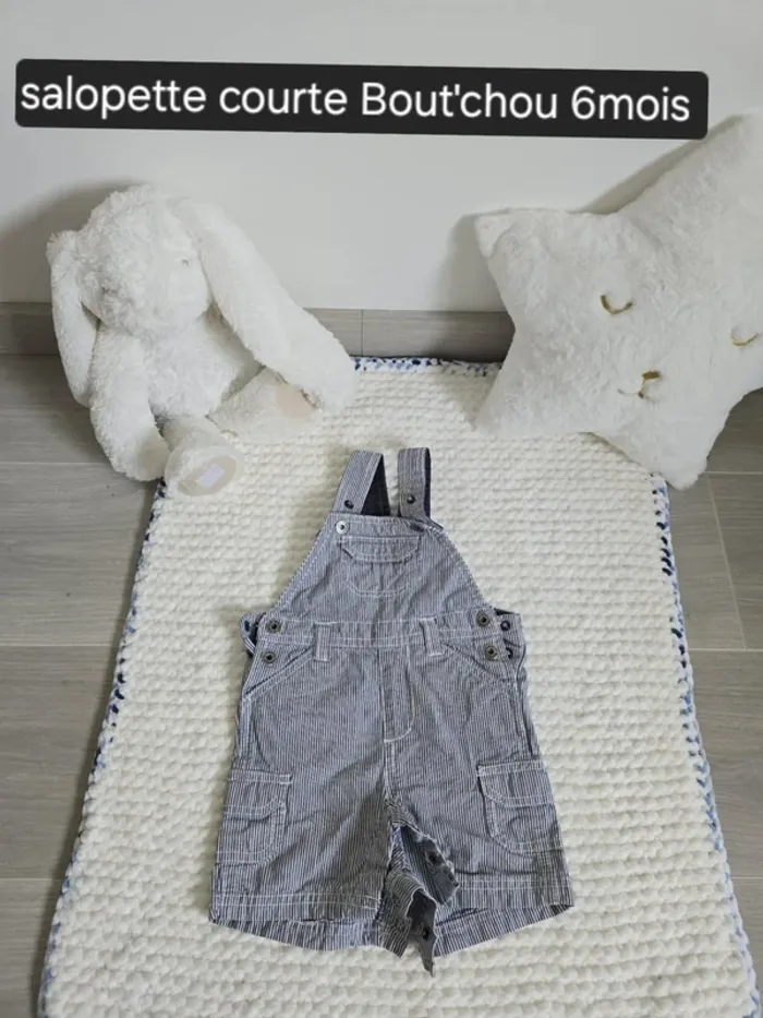 Salopette short