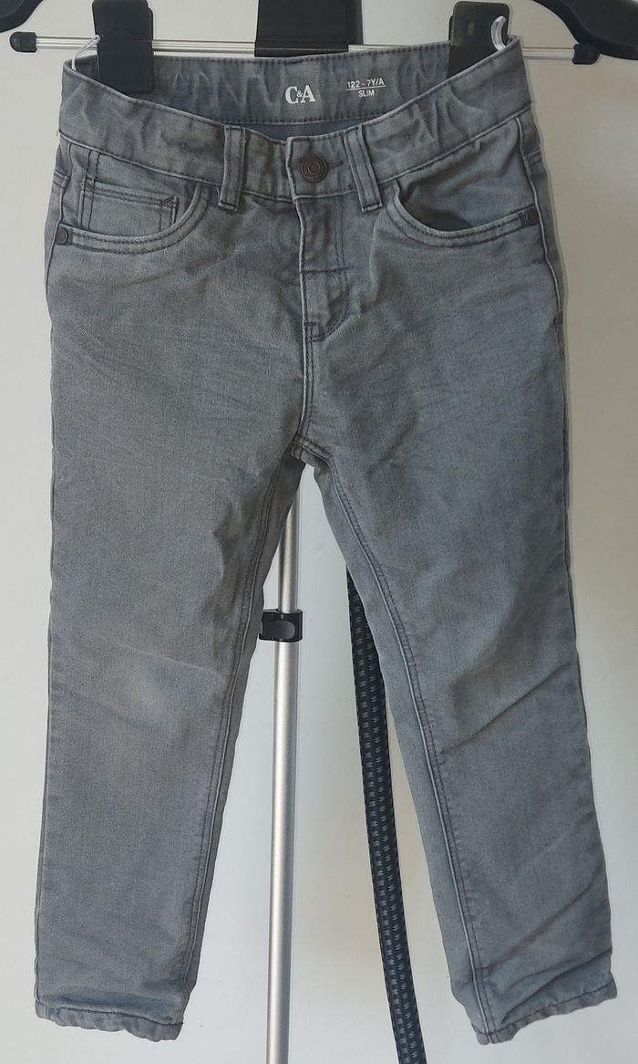 Lot 2 jeans molletonnés