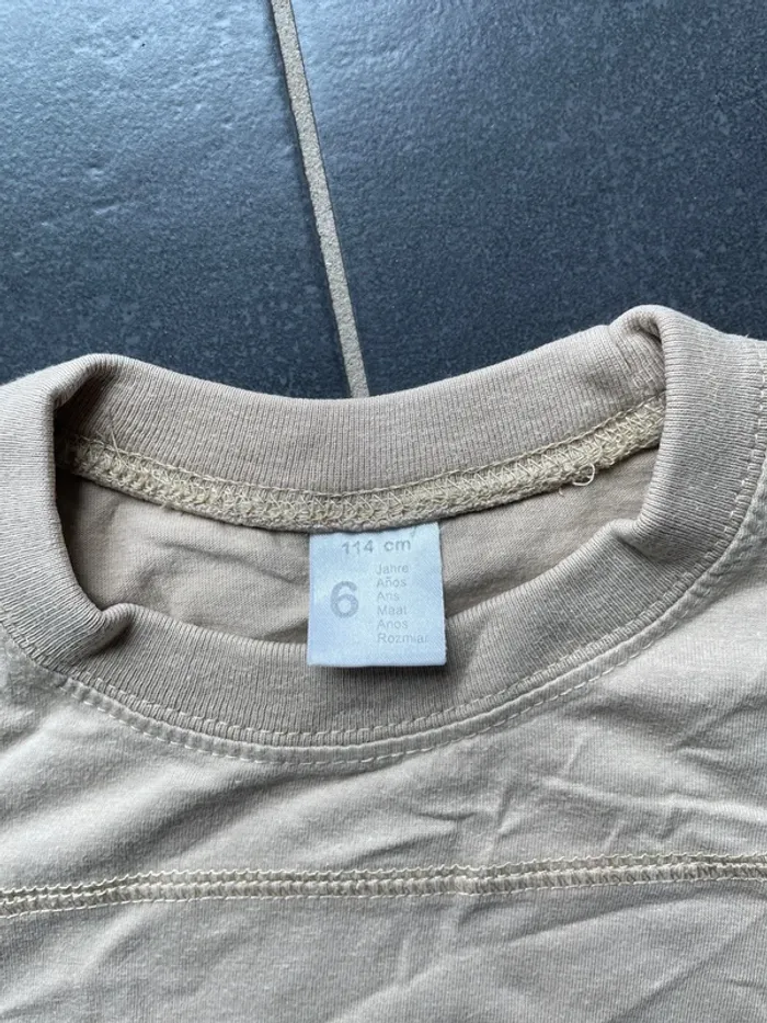 Lot 2 t shirts jaune et café - photo numéro 5