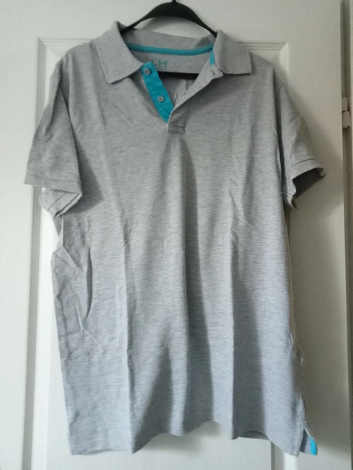 polo gris la halle taille XL gris