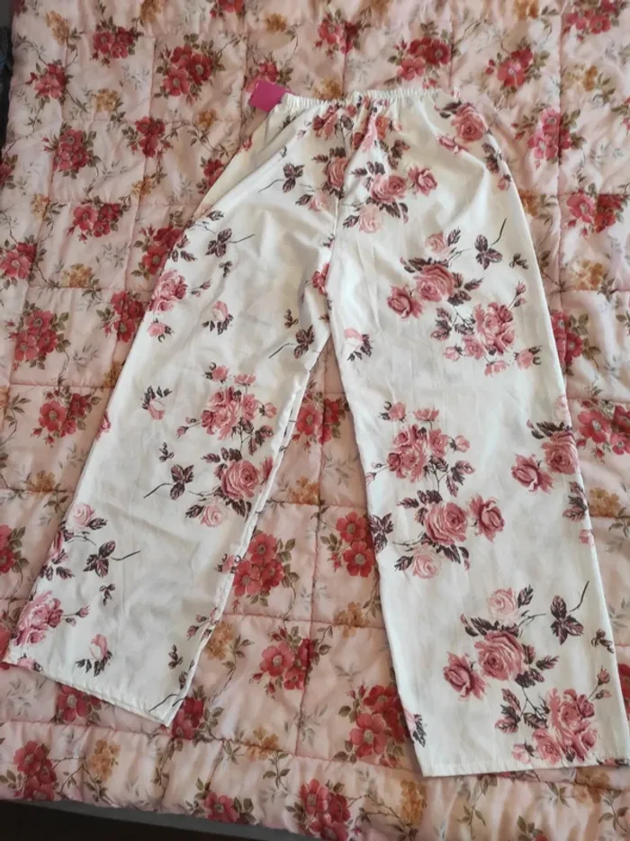 Pantalon pattes d'éléphant d'été - 36 - photo numéro 4