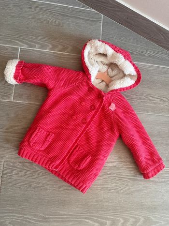 Gilet tricot fourrée