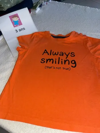 Tee shirt lupilu 2-3 ans