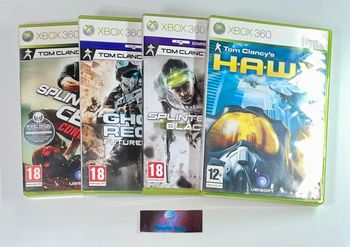 Lot 4 Jeux Tom Clancy’s Conviction/ Hawx/Blacklist/Future Soldier - Xbox 360 vf
