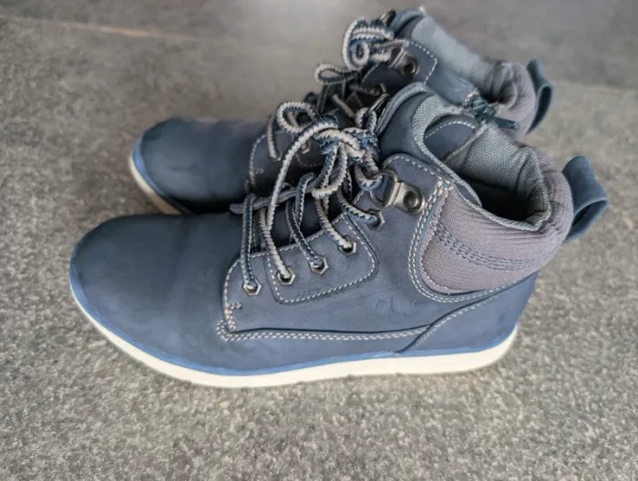Bottines bleu marine taille 33 - photo numéro 3