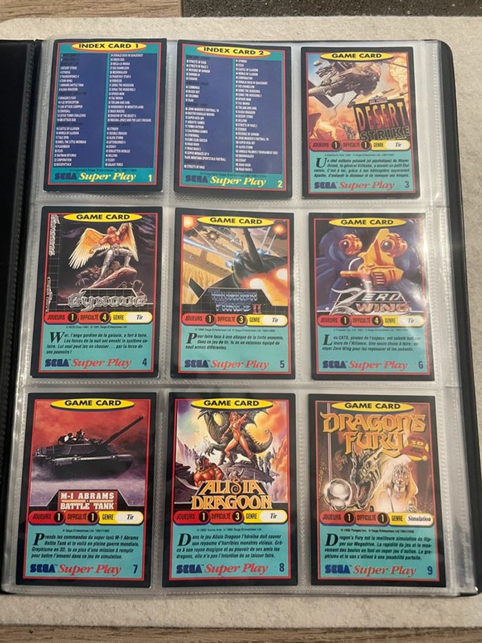 Collection Fullset Panini Sega Super Play Version Française TBE (120/120) Rare - photo numéro 9