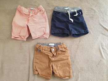Lot shorts 12 mois