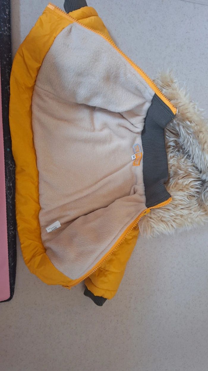 Manteau jaune Imperméable avec capuche - photo numéro 2