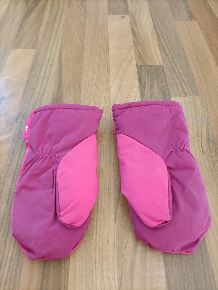 Moufles rose Décathlon ours 3-4 ans - photo numéro 2