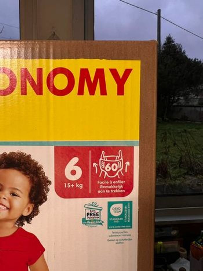 Couche taille 6 Pampers Harmonie taille 6 : 120 couches Pants - photo numéro 2