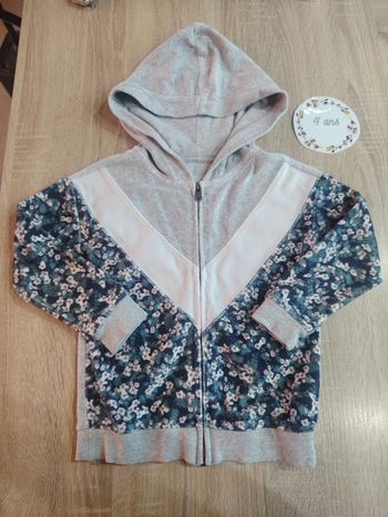 Veste à capuche fille 4 ans Roxy tbe