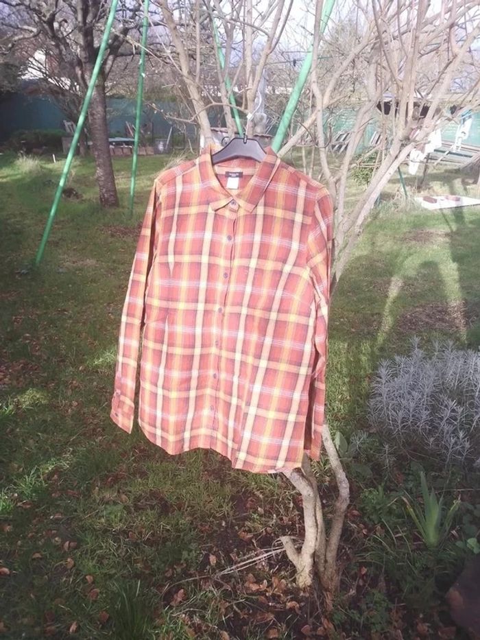 Chemise à carreaux femme