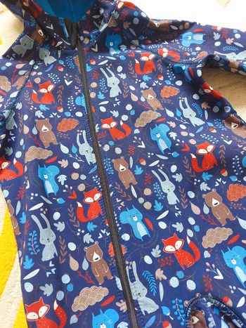 Combinaison imperméable IELM lapins renards 98cm