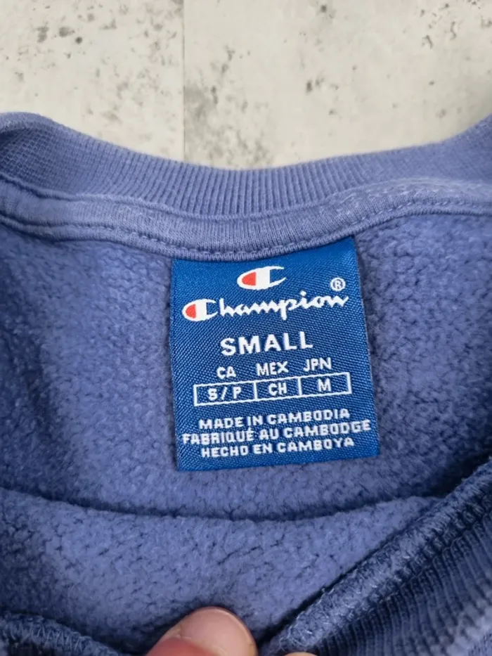 Sweat Champion mauve – Taille S Homme (mesures en photos) - photo numéro 8