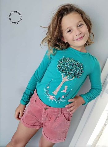 8 ans ensemble Teeshirt et short hivers