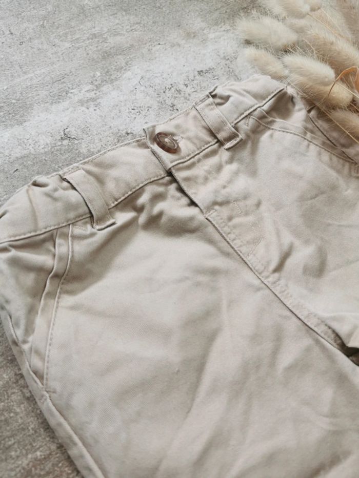 🌺Short chino Kiabi 6mois beige marron bébé garçon - photo numéro 5