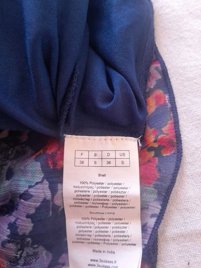 Robe mini bretelles été à smocks dans le dos et volants 3 suisses collection - photo numéro 4