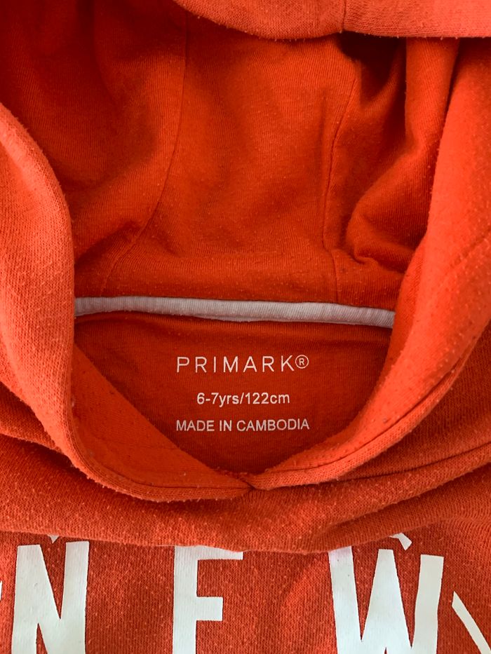 Sweat capuche orange - photo numéro 2